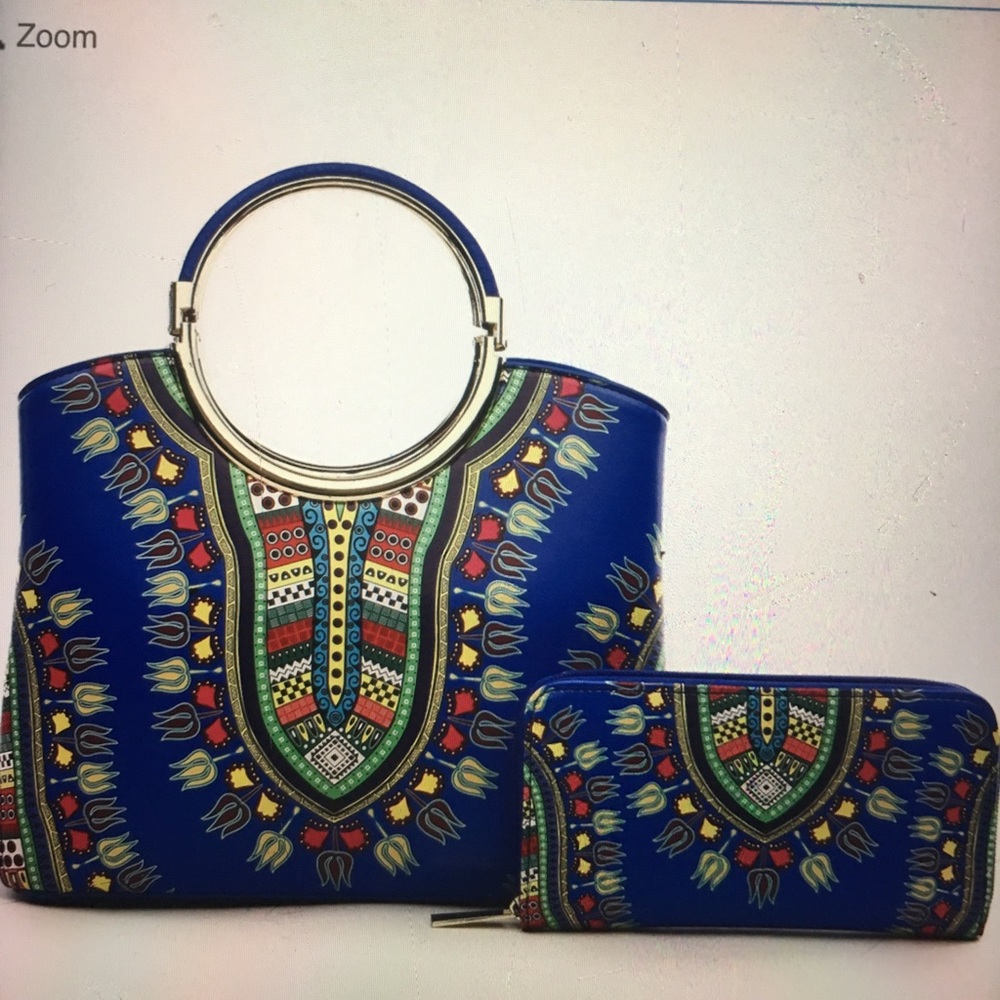 Bohemian Round Top Handle 2- in 1 Satchel Handbag